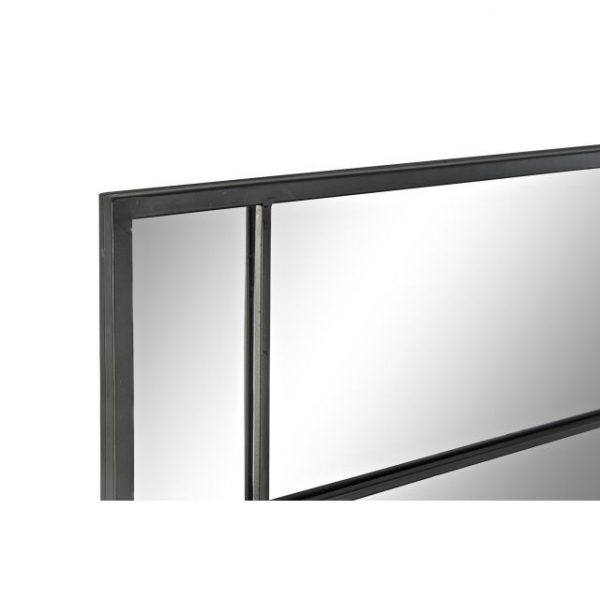 ESPEJO HIERRO CRISTAL 90X2X180 NEGRO - Imagen 2