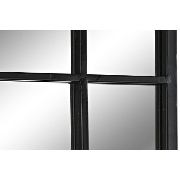 ESPEJO HIERRO CRISTAL 90X2X180 NEGRO - Imagen 3