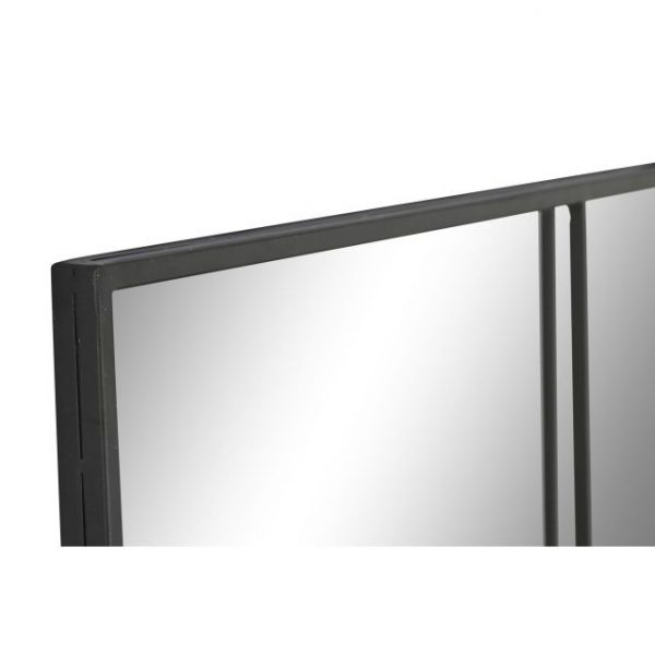 ESPEJO HIERRO CRISTAL 90X2X180 NEGRO - Imagen 2