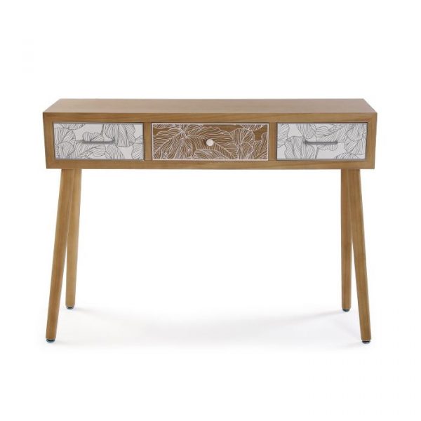 CONSOLA DE 3 CAJONES PALM GREY - Imagen 5