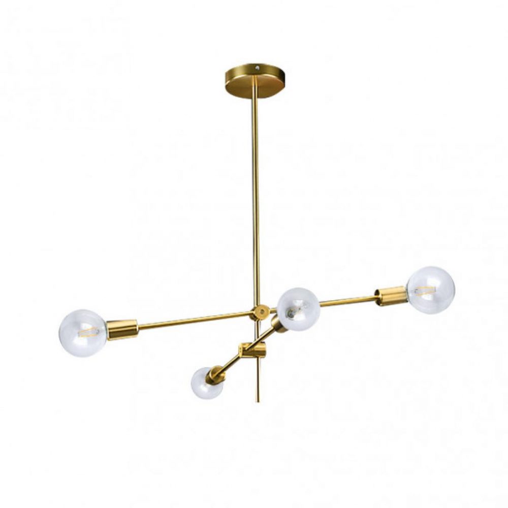 LAMPARA JERUSALEN 4XE27 BRONCE 64x71x71 CM