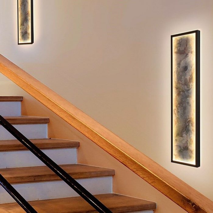 STONE APLIQUE/PLAFON LED CCT NEGRO L60 SCHULLER 803526