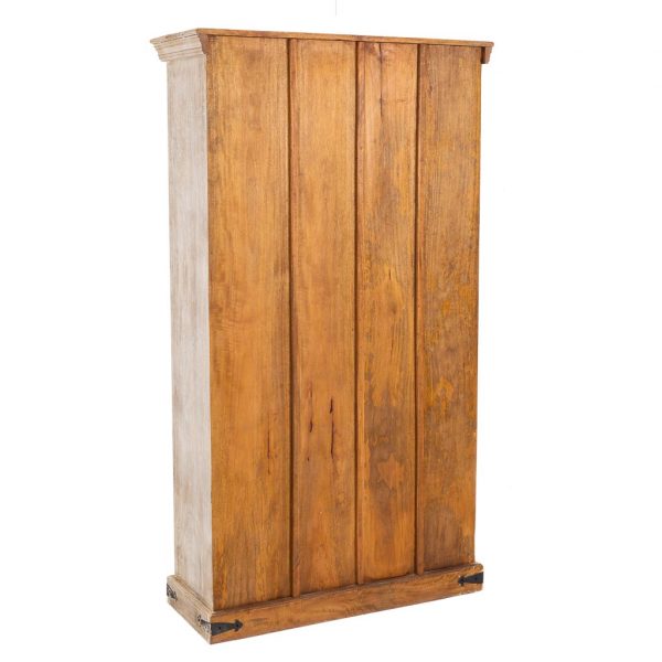 ARMARIO MADERA MANGO ACABADO ARTESANAL 100X40X180CM - Imagen 4