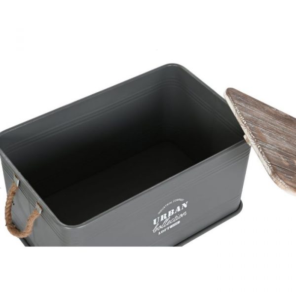 BAUL SET 3 METAL PAULOWNIA 60X38X33 10,40 54/45 - Imagen 4