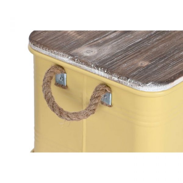 BAUL SET 3 METAL PAULOWNIA 60X38X33 10,40 54/45 - Imagen 3