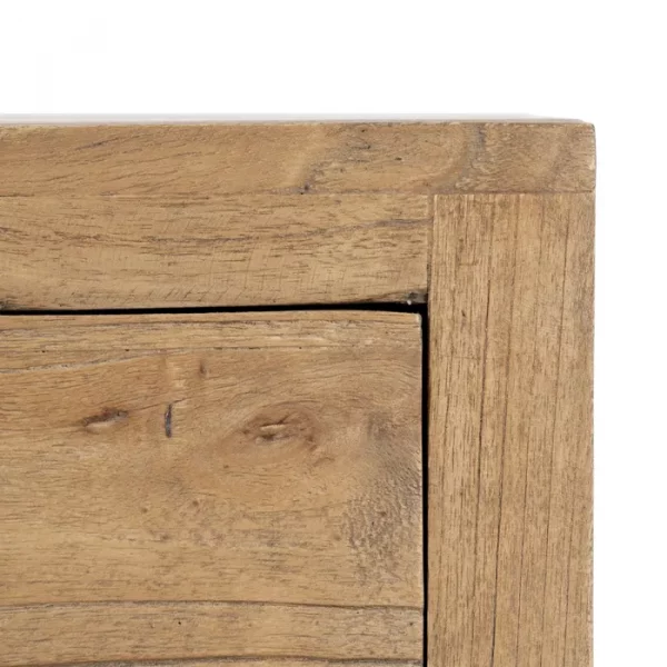 MESITA NATURAL MADERA MINDI DORMITORIO 43 X 34 X 55 CM - Imagen 8