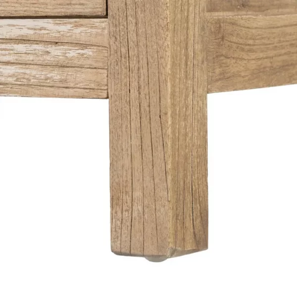 MESITA NATURAL MADERA MINDI DORMITORIO 43 X 34 X 55 CM - Imagen 9