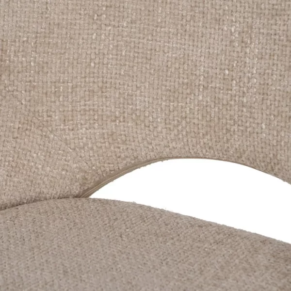 SILLA CREMA TEJIDO-METAL SALÓN 48 X 61 X 85 CM - Imagen 8