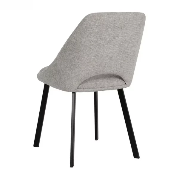 SILLA GRIS TEJIDO-METAL SALÓN 48 X 61 X 85 CM - Imagen 4