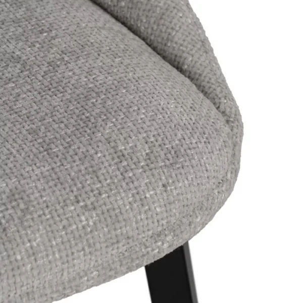 SILLA GRIS TEJIDO-METAL SALÓN 48 X 61 X 85 CM - Imagen 9