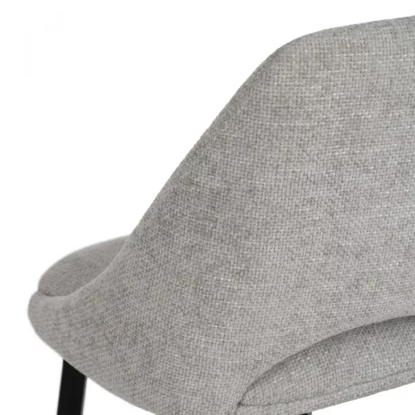 SILLA GRIS TEJIDO-METAL SALÓN 48 X 61 X 85 CM - Imagen 10