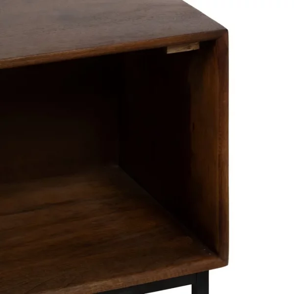 MESITA MADERA DE MANGO DORMITORIO 50 X 40 X 50 CM - Imagen 6