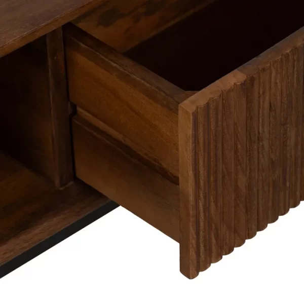 MESA CENTRO MADERA DE MANGO SALÓN 110 X 60 X 40 CM - Imagen 7