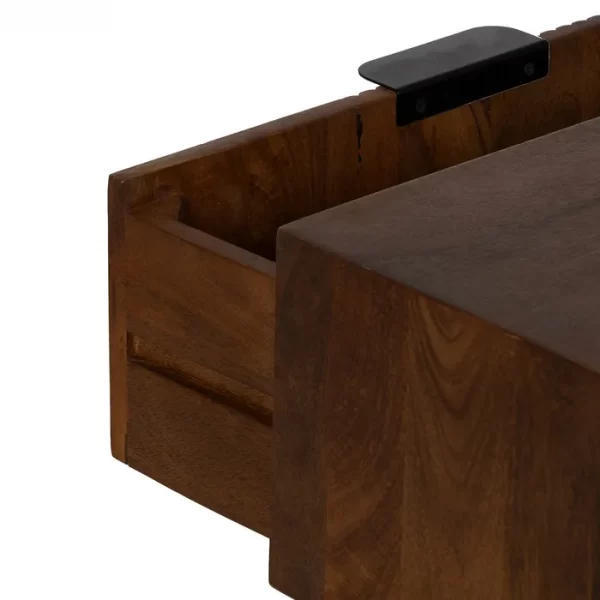 MESA CENTRO MADERA DE MANGO SALÓN 110 X 60 X 40 CM - Imagen 8