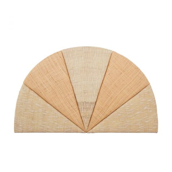 CABECERO CAMA RATAN ACOLCHADO TRASERA MADERA 100x4x61CM - Imagen 2