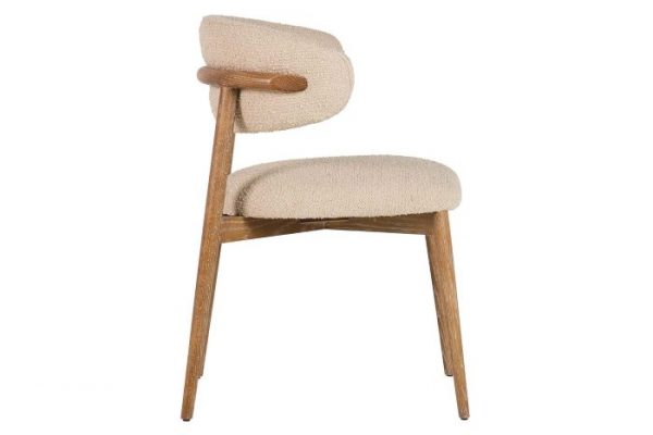 SILLA MADERA FRESNO BEIGE 59x56x80 CM - Imagen 4
