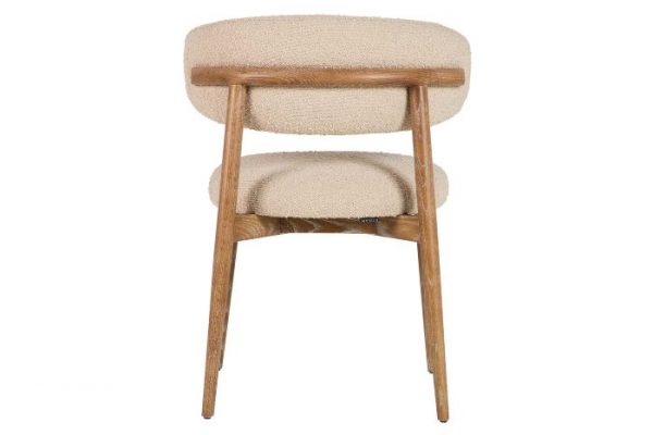 SILLA MADERA FRESNO BEIGE 59x56x80 CM - Imagen 6