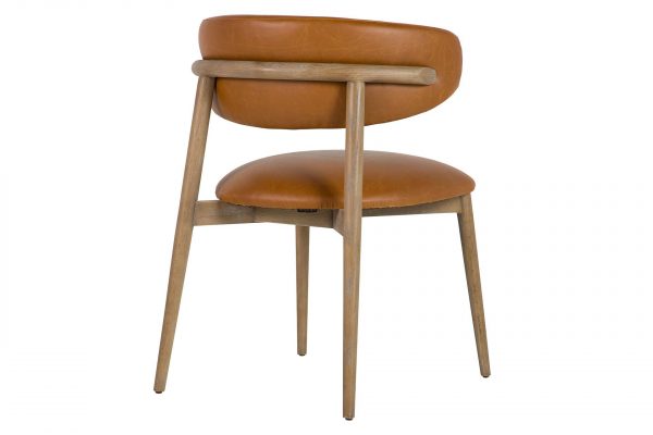 SILLA MADERA FRESNO MARRON 59x56x80 CM - Imagen 4