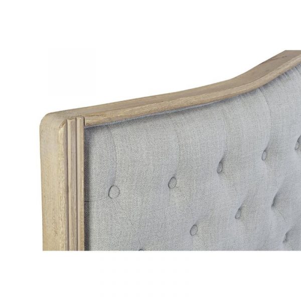 CABECERO CAMA LINO RUBBERWOOD 160X10X120 GRIS - Imagen 2