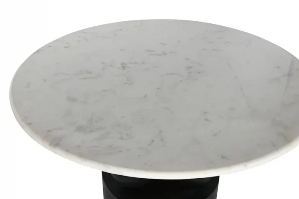 MESA REDONDA COMEDOR MANGO MARMOL 120X120X76 - Imagen 2