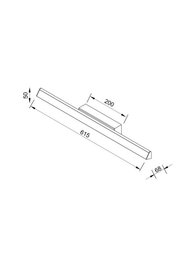 APLIQUE LED 22W LINEAL ORO 8964 MANTRA - Imagen 3
