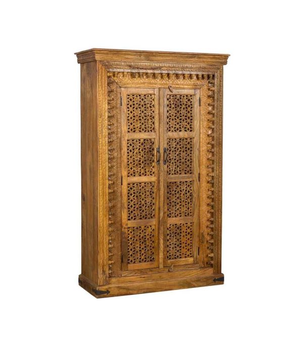 ARMARIO MADERA MANGO MARRÓN 110X45X180CM
