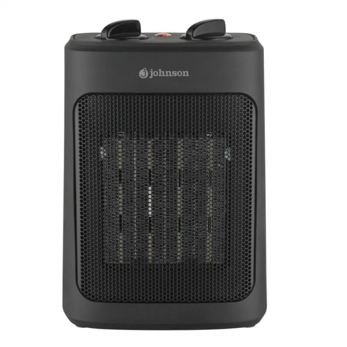 CALEFACTOR CERÁMICO JOHNSON 2000W TERMOSTATO 3 VELOCIDADES NEGRO