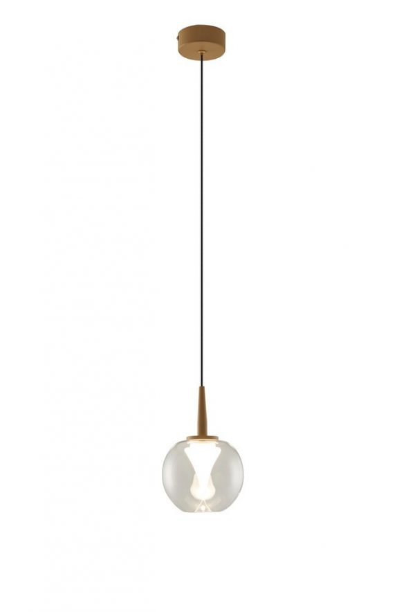 COLGANTE 1XLED 5W ANDROMEDA ORO SIN TULIPA 8931 MANTRA - Imagen 6
