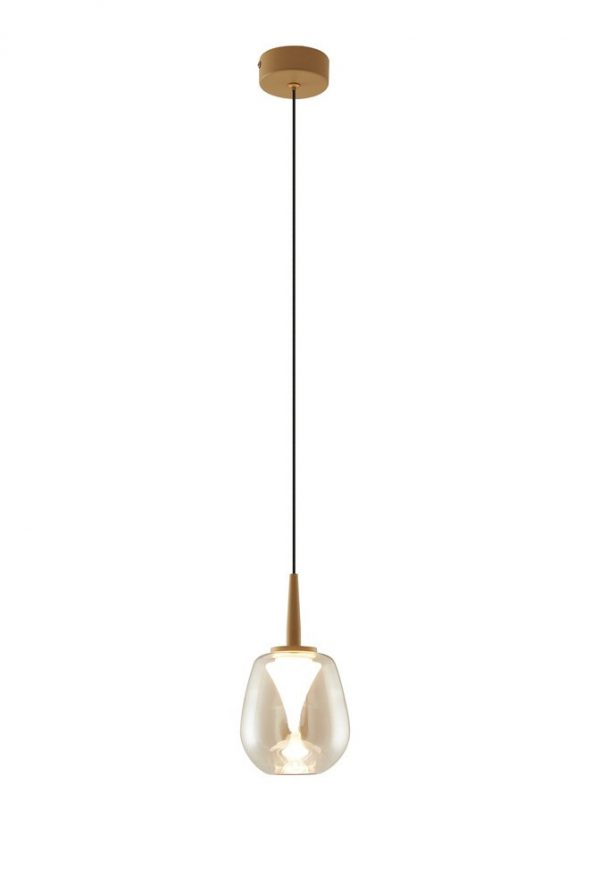 COLGANTE 1XLED 5W ANDROMEDA ORO SIN TULIPA 8931 MANTRA - Imagen 9