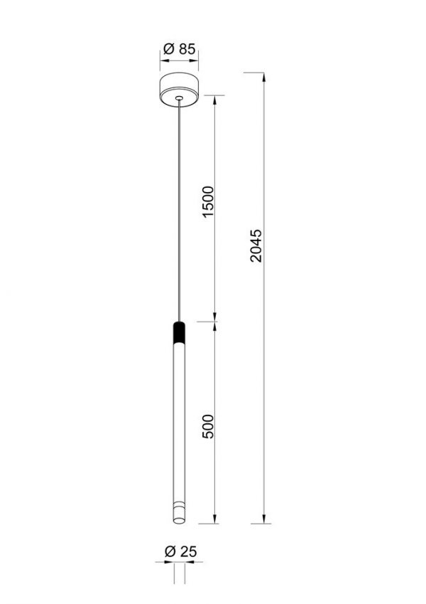 COLGANTE LED 7W MOANA LATON 8974 MANTRA - Imagen 2