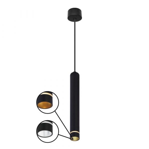 COLGANTE SPLIT MINI GU10 NEGRO 8877 MANTRA - Imagen 5