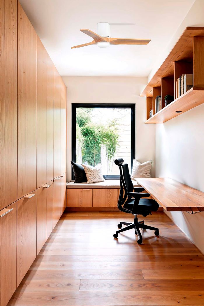 HEYWOOD TUB S Ø90 BLANCO MADERA CLARA LED 10W CCT 338361S FARO - Imagen 4