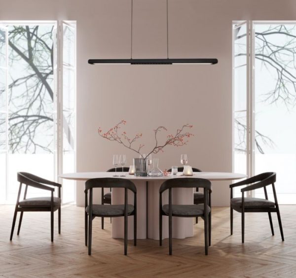 LÁMPARA LED 24W LINEAL NEGRO 9035 MANTRA - Imagen 2