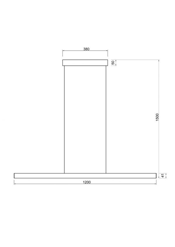 LÁMPARA LED 24W LINEAL ORO 9036 MANTRA - Imagen 2
