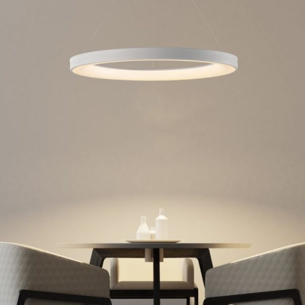 COLGANTE LED DIMABLE 66W NISEKO II BLANCO 8645 MANTRA - Imagen 2