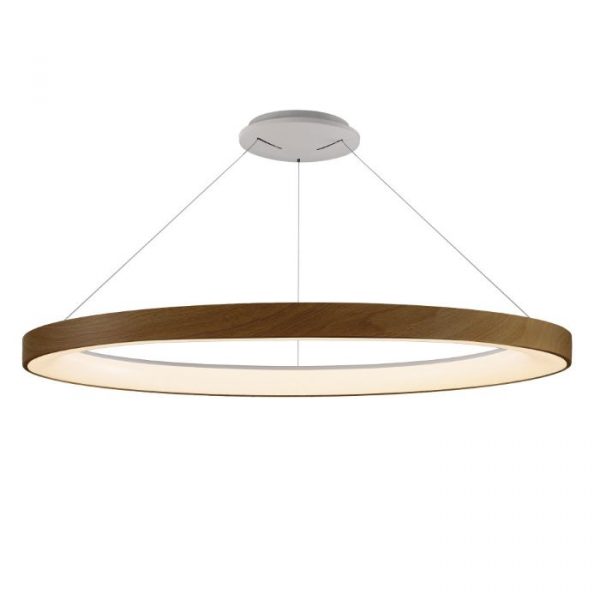 COLGANTE LED DIMABLE 66W NISEKO II MADERA 8648 MANTRA