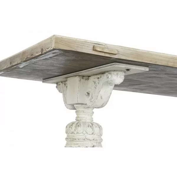 MESA COMEDOR ABETO 200X90X78 45,00 ENVEJECIDO - Imagen 4