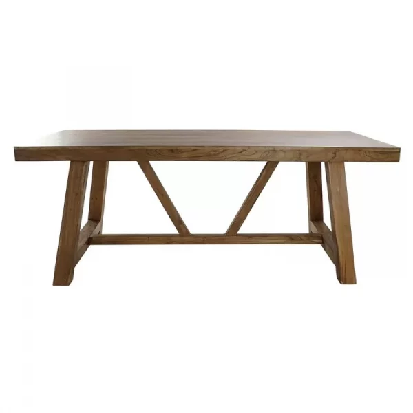 MESA COMEDOR ACACIA 200X90X77 65,00 NATURAL - Imagen 2