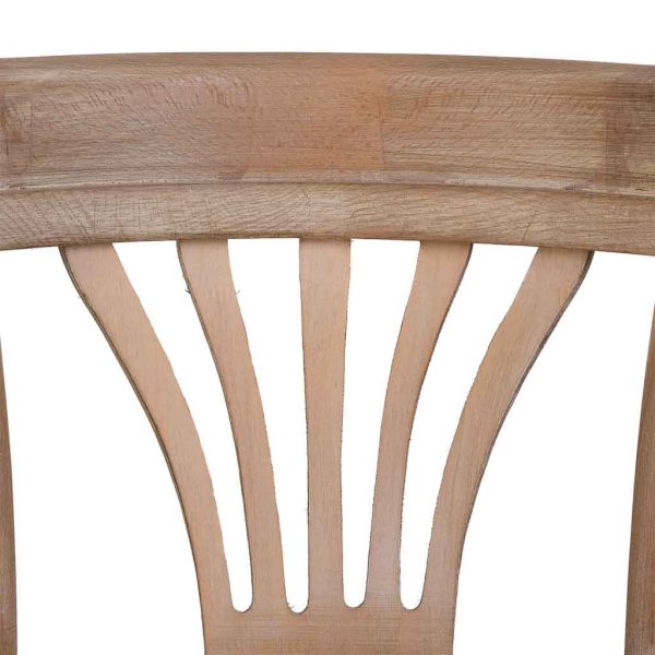 SILLA DE MADERA Y ASIENTO DE RATAN 40X40X80CM - Imagen 5