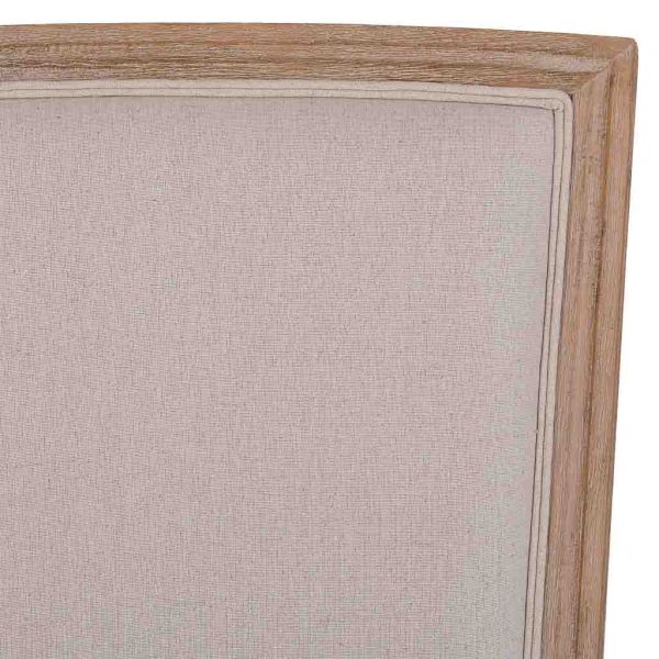 SILLA DE MADERA TAPIZADA 48X46X96CM - Imagen 5
