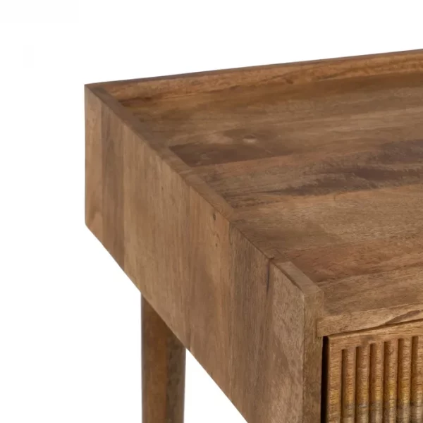 ESCRITORIO NATURAL MADERA DE MANGO 110 X 50 X 76 CM - Imagen 5