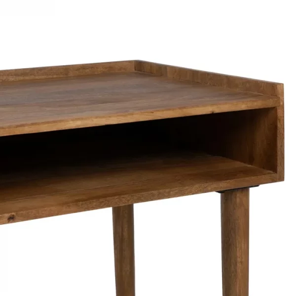 ESCRITORIO NATURAL MADERA DE MANGO 110 X 50 X 76 CM - Imagen 8