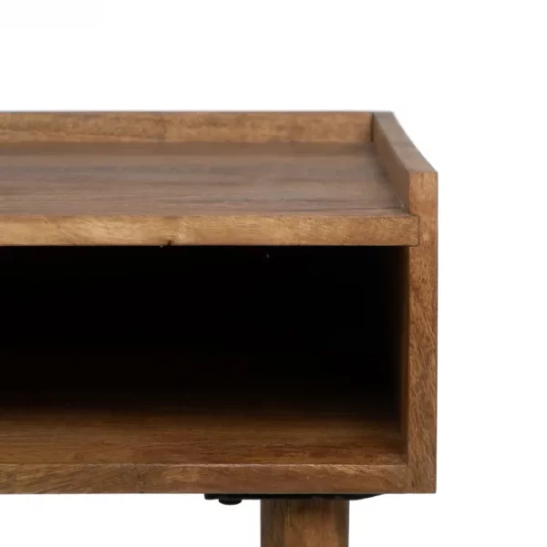 ESCRITORIO NATURAL MADERA DE MANGO 110 X 50 X 76 CM - Imagen 9