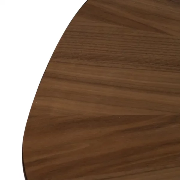 MESA COMEDOR NATURAL-NEGRO DM-METAL 178 X 80 X 77 CM - Imagen 3