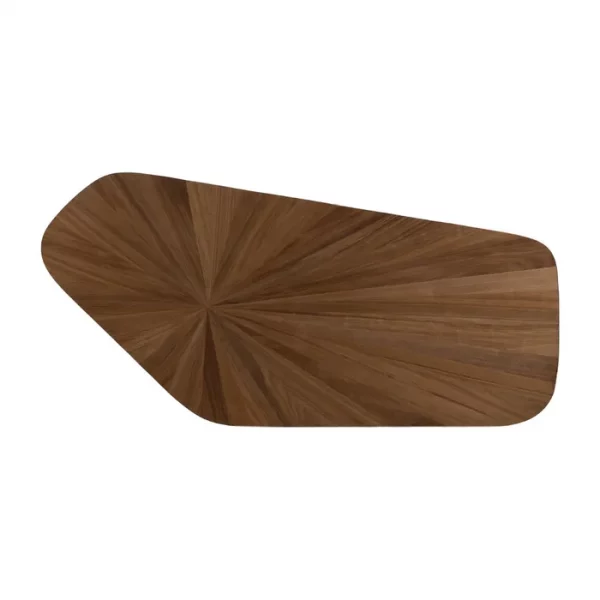 MESA COMEDOR NATURAL-NEGRO DM-METAL 178 X 80 X 77 CM - Imagen 8
