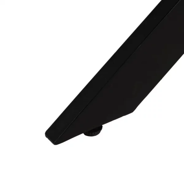 MESA COMEDOR NATURAL-NEGRO DM-METAL 178 X 80 X 77 CM - Imagen 9
