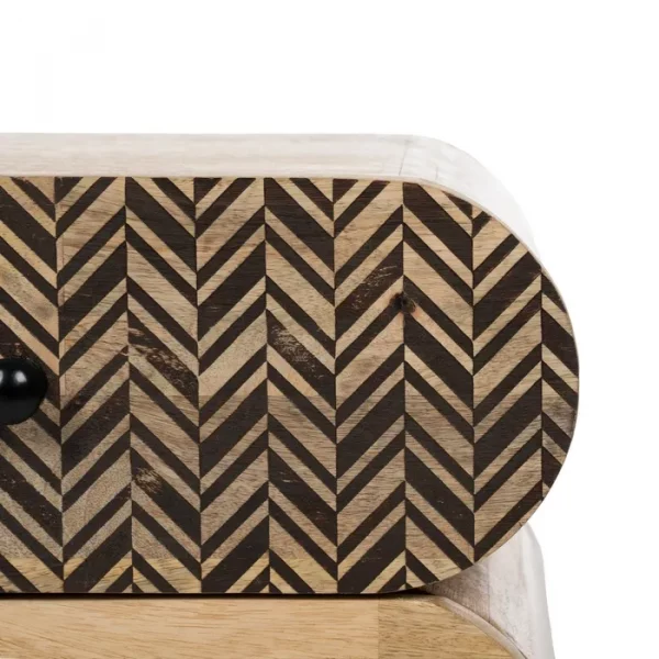MESITA NATURAL MADERA DE MANGO 41 X 33 X 43 CM - Imagen 8