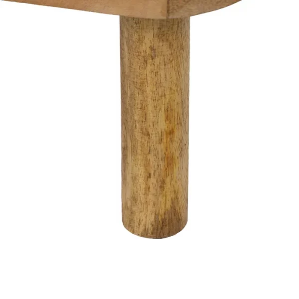 MESITA NATURAL MADERA DE MANGO 41 X 33 X 43 CM - Imagen 10