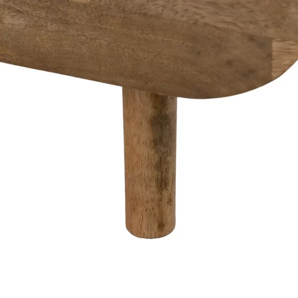 MESITA NATURAL MADERA DE MANGO 45 X 33 X 57 CM - Imagen 11