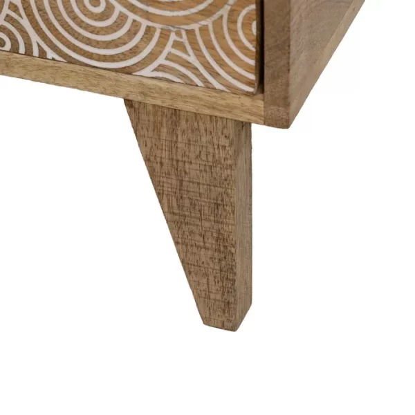 MESITA NATURAL MADERA DE MANGO 46 X 30 X 60 CM - Imagen 11